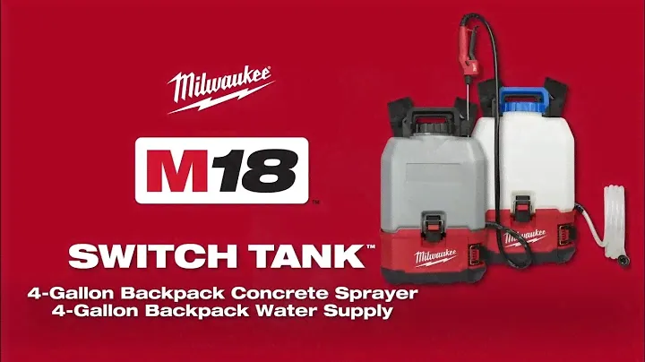 SWITCH TANK 15L Backpack Concrete Sprayer - M18BPFPCCS-0
