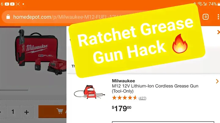 Milwaukee M12 Ratchet + M12 Grease Gun Hacks