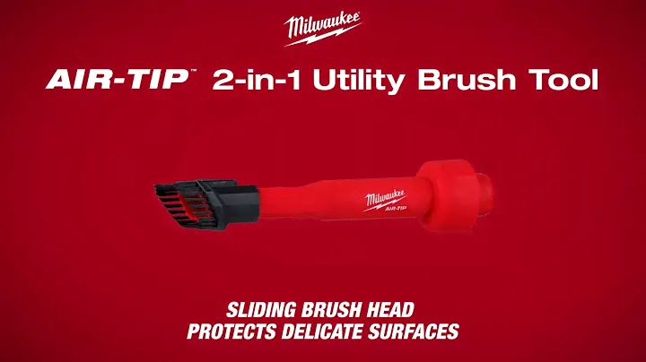 Milwaukee® AIR-TIP™ 2-in-1 Utility Brush Tool