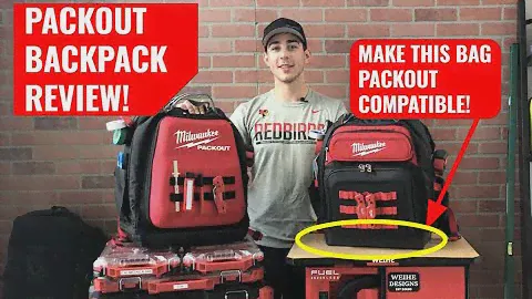 Лучшие рюкзаки для инструментов? Обзор: рюкзак Milwaukee PACKOUT и универсальный адаптер для рюкзака для работы