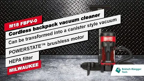 MILWAUKEE® M18 FBPV cordless backpack vacuum cleaner – Noise-reduced and extremely powerful