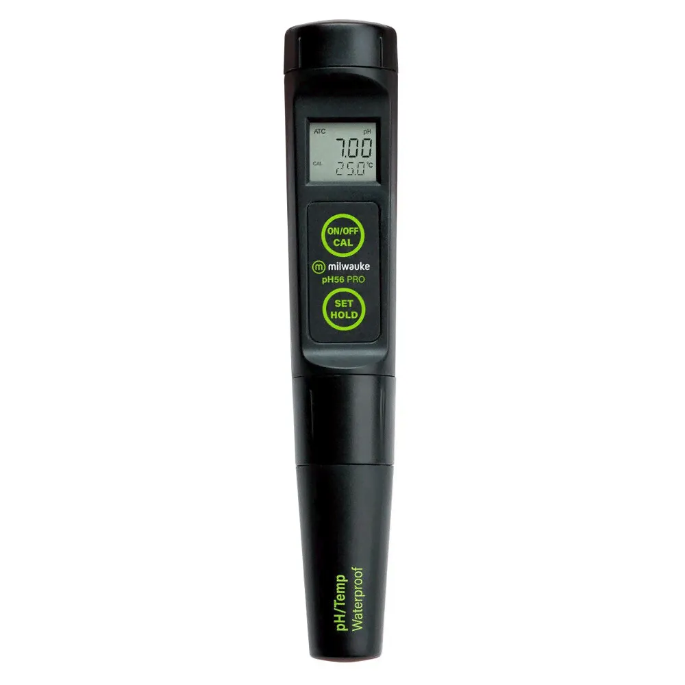 Milwaukee PH56 PRO Waterproof 2-in-1 pH/Temp Tester with Replaceable Probe