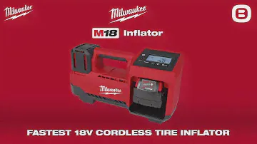 Milwaukee M18 BI, Máy bơm hơi thông minh cho xe ô tô, 18V, Áp suất 10barg, Màu đỏ đen, 16100008
