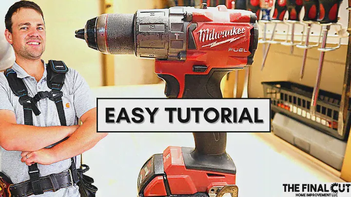 Milwaukee m18 Cordless Drill Tutorial and Settings