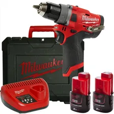 дрель-шуруповерт бесщеточная Milwaukee M12 FDD-202X FUEL