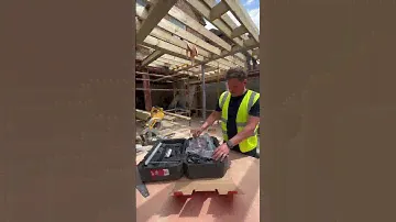 Milwaukee 235mm Circular Saw 🤩 full video is up now. #carpentry #milwaukee