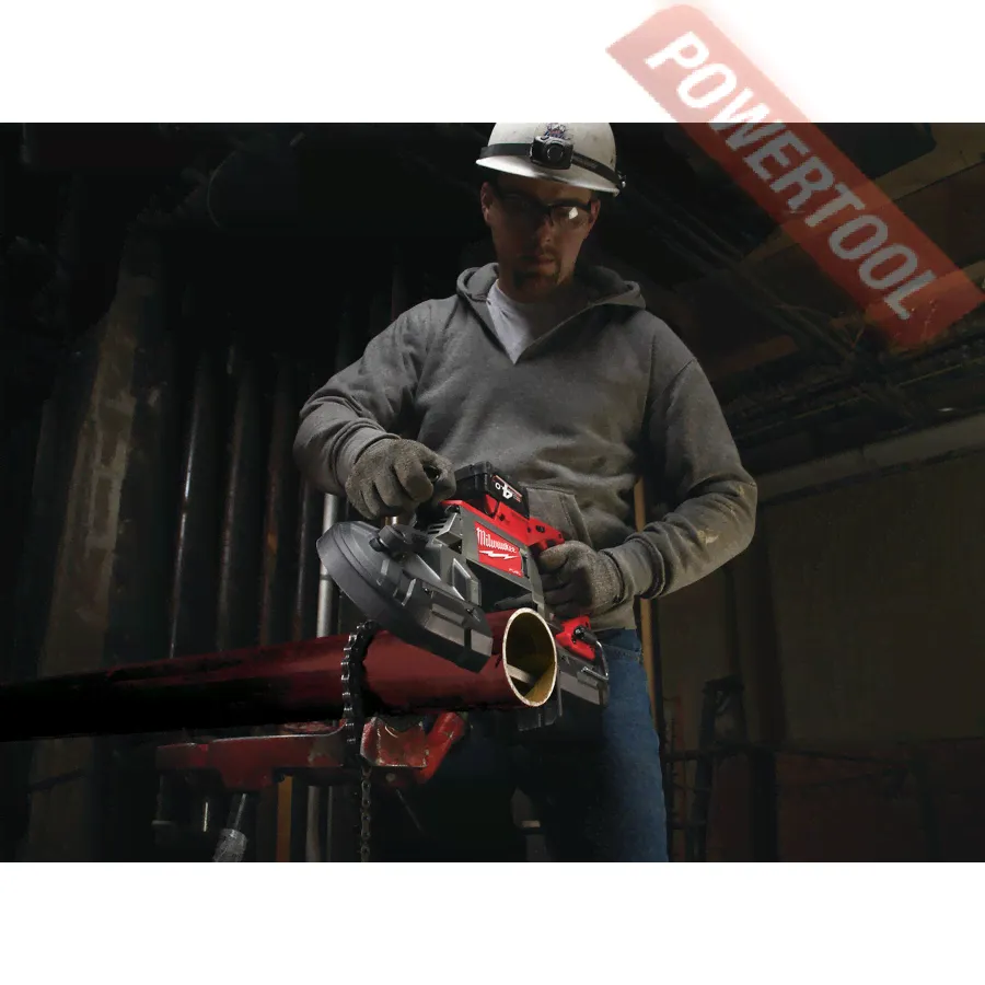 Аккумуляторная ручная ленточная пила по металлу MILWAUKEE M18 CBS125-502C-4