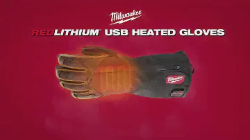 Сезон 2018 — перчатки Milwaukee Redlithium с USB-подогревом, рабочие перчатки