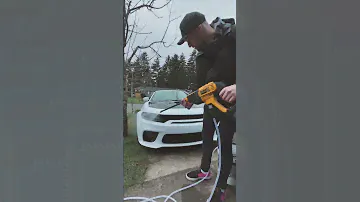 Cordless pressure washer 🔥 #Dewalt #milwaukee #ryobi #tools