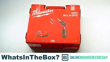 Milwaukee M12 SI-201C Soldeerbout Unboxing | OnlineBouwgereedschap