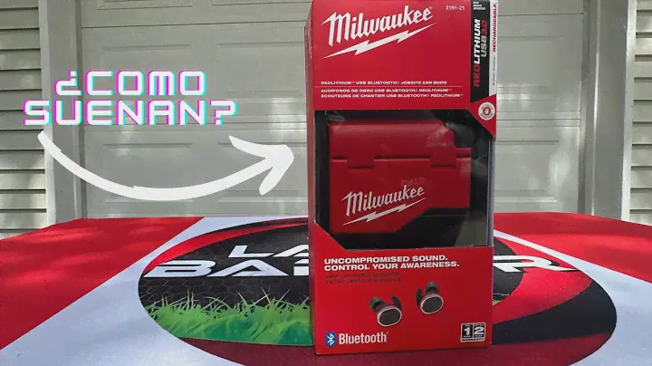 Milwaukee Audiofonos De Obra USB Bluetooth Redlithium| Abre Caja| 2191-21