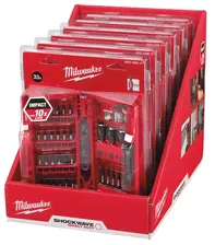 Набор бит для шуруповерта SHOCKWAVE 33 шт дисплей MILWAUKEE 4932430905