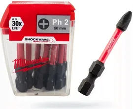 Насадка Milwaukee SHOCKWAVE PH2 50 мм (10шт) 4932430855