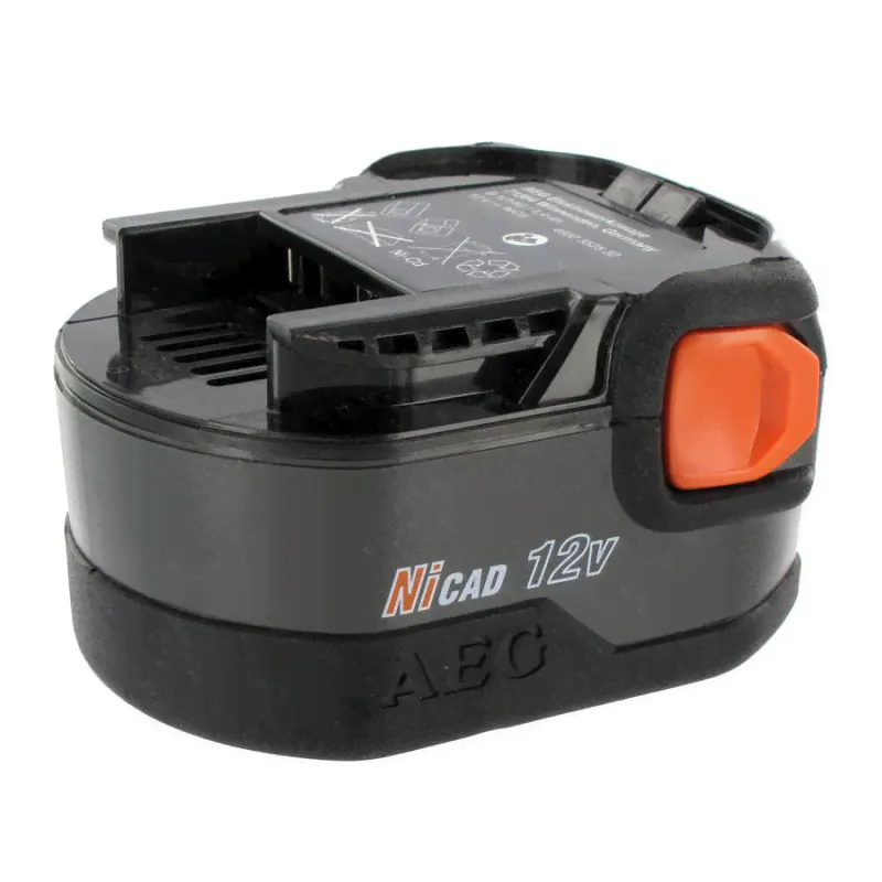 Аккумулятор для AEG, Milwaukee 12V 2.0Ah (Ni-Cd) BBM, BS, BSB, BSS (B1214G, B1215R, B1220R, M1230R), JinJunye