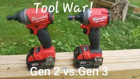Milwaukee M18 Fuel Gen 2 vs. Milwaukee M18 Fuel Gen 3 Impact Driver Lag Bolt Face Off!!