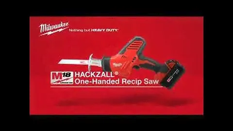 Milwaukee Hackzall Cordless One - Handed 18 Volt Reciprocating Saw