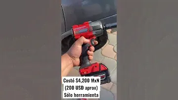 1️⃣er prueba a llave de impacto 2962P-20 de Milwaukee Tool