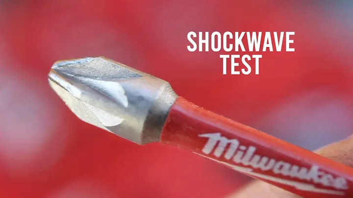 Milwaukee Shockwave bit test