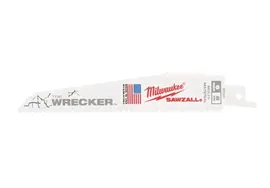 Полотно для сабельной пилы 150мм MILWAUKEE WRECKER BIM Co (48005701), 5шт.